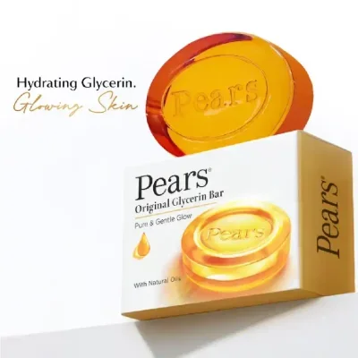 Pears Pure & Gentle with Glycerin & Natural Oils Bathing Bar, 100g + 20g free