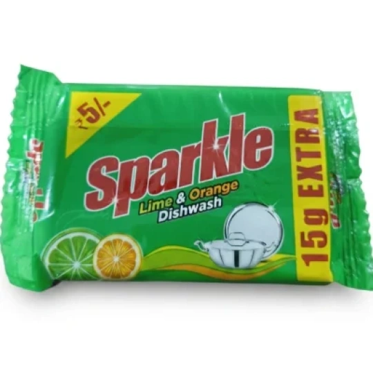 Sparkle Lime & Orange Dishwash Bar