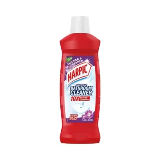 Red Harpic Disinfectant Bathroom Cleaner