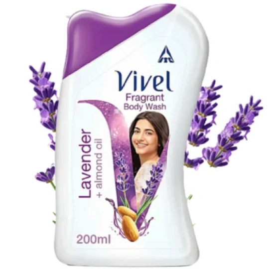Vivel Lavender & Almond Oil Body wash
