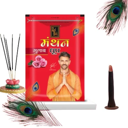 Zed Black Agarbatti Manthan Gulab