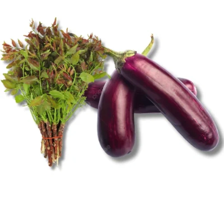 Neem Leaves with Brinjal (Begun)