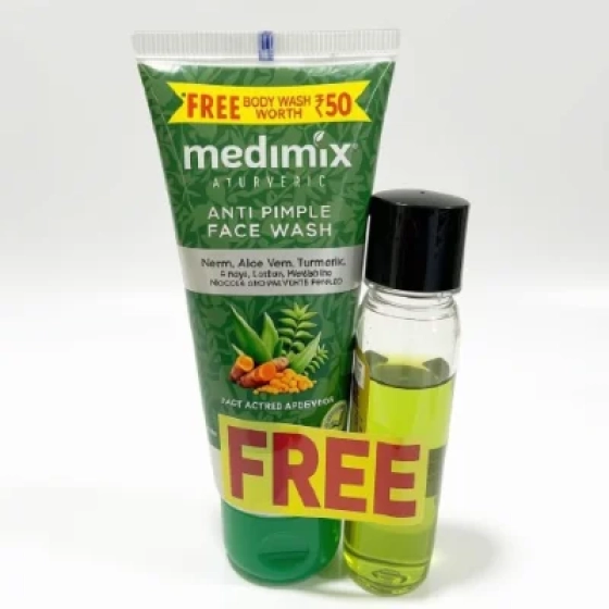 Medimix Anti Pimple Face Wash Free Body Wash