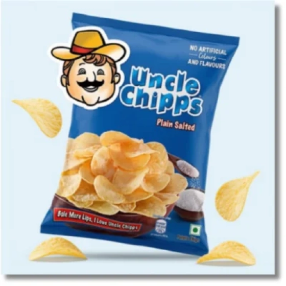 Uncle Chipps Plain Salted Potato Chips