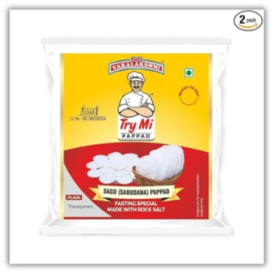 Try Mi Plain Sabu Pappad