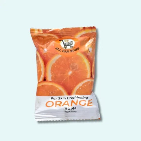 Orange Bath Soap for Skin Brightening 75 gm