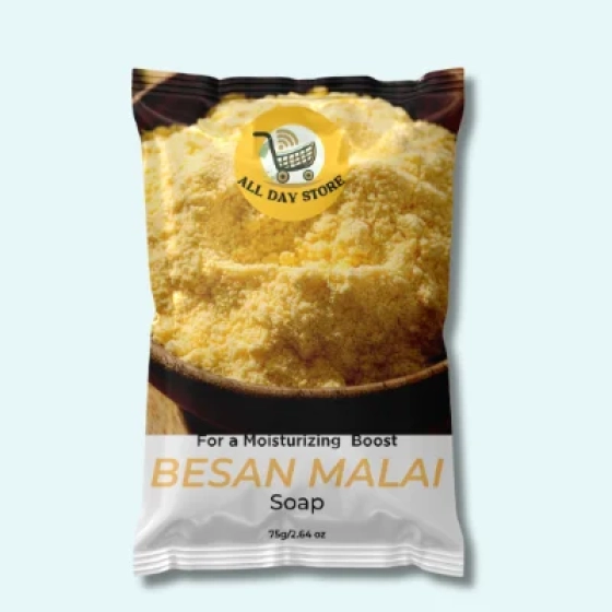 Besan Malai Bath Soap for Moisturizing Boost 75 g
