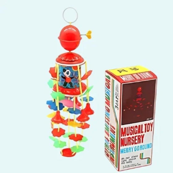 MUSICAL TOY NURSERY MERRY GO ROUND (Jhumur)