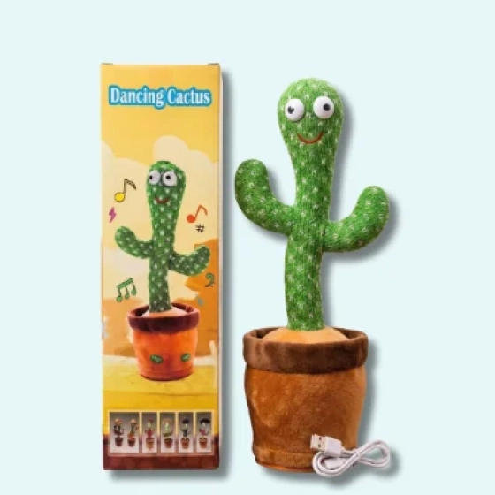 Talking Cactus Toy (USB Rechargeable)