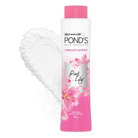 POND'S Dreamflower Floral Perfumed Powder With Glow-boosting Vitamin B3 For Women| Crafted With Superfine Minerals For Smooth Texture| Refreshing Long-Lasting Fragrance of Pink Lily| 300g