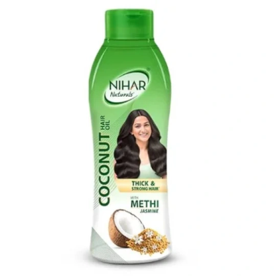 Nihar Naturals Non Sticky,Coconut Hair Oil , 400 ml