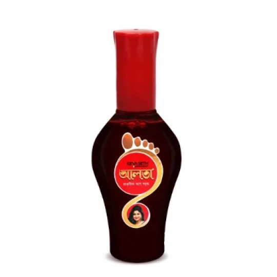 KEYA SETH AROMATHERAPY 100% Natural Red Alta Mahavar Feet Colour Enriched with Floral Pigments, No Side- Effects 95ml