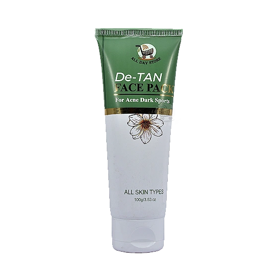 DE-TAN FACE PACK CREAM (100GM)