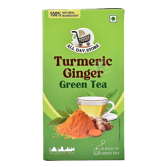 Turmeric ginger green tea