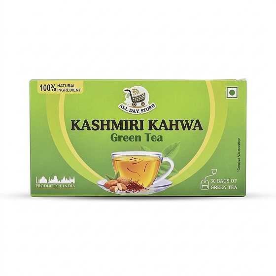 Kashmiri kahwa green tea