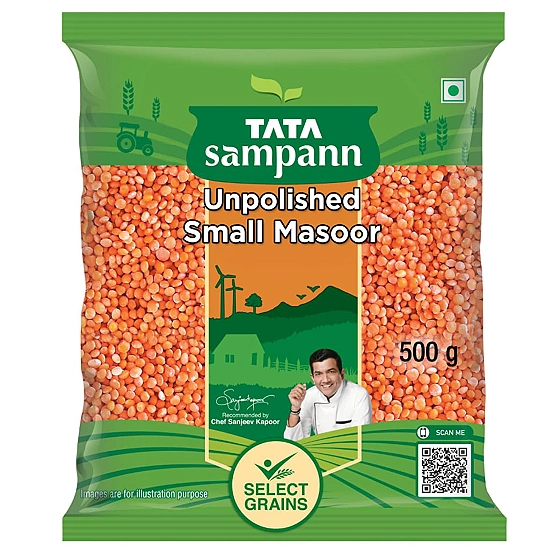 Tata Sampann Small Masoor Dal, 500g