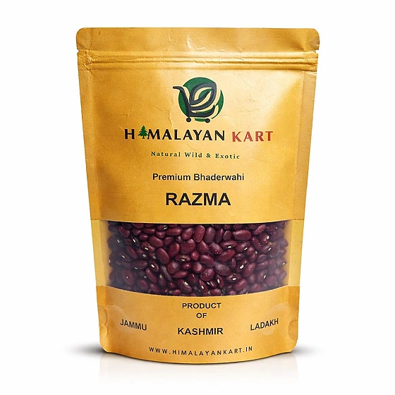 Himalayankart Premium Bhaderwahi Rajma 800g | Authentic Jammu Kashmiri Kidney Beans