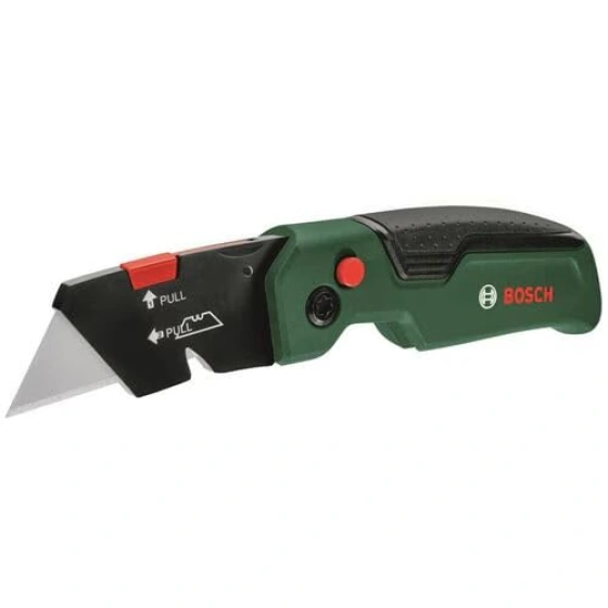 BOSCH Folding Knife | Compact & Portable Design for Easy Storage & Carry | High-Carbon Steel Blade for Durability & Sharpness | Ergonomic Non-Slip Handle for Secure Grip | Safe Blade Locking Mechanism