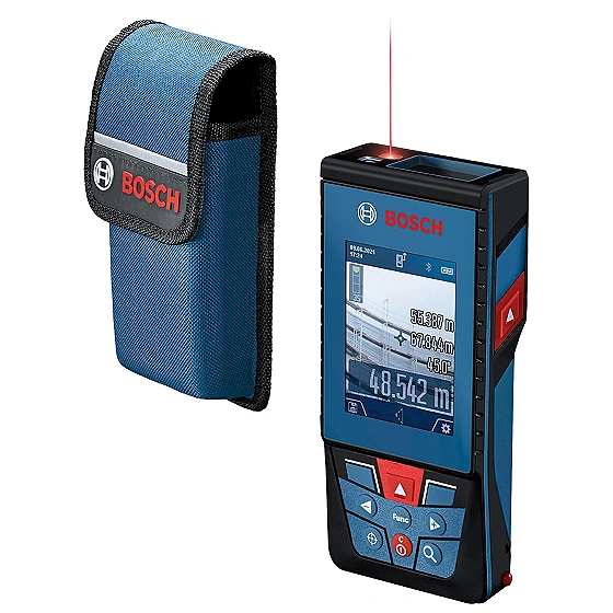 Bosch GLM 100-25 C Professional Laser Measure, 100m Range, Inbuilt Camera Viewfinder, IPS Display, Bluetooth Connectivity for Data Transfer, 1 Year Warranty