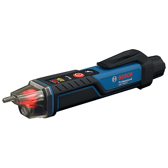 BOSCH GVD 1000-17 Voltage Tester | Dual Range 24–1000V & 90–1000V AC | IP67 Rated | LED, Sound and Vibration Alerts | Flashlight | TPE Grip | CAT IV 1000V | Auto Self-Test | No Contact Needed