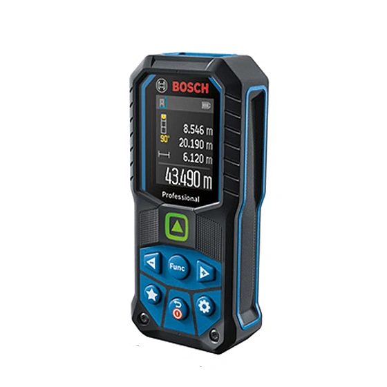 BOSCH GLM 50-23 G Laser Distance Meter | Green Laser | 50m Range | ±1.5mm | 2-in-1 Distance & Angle | IP65 Waterproof | Memory Function | Batteries Included | 1 Year Warranty