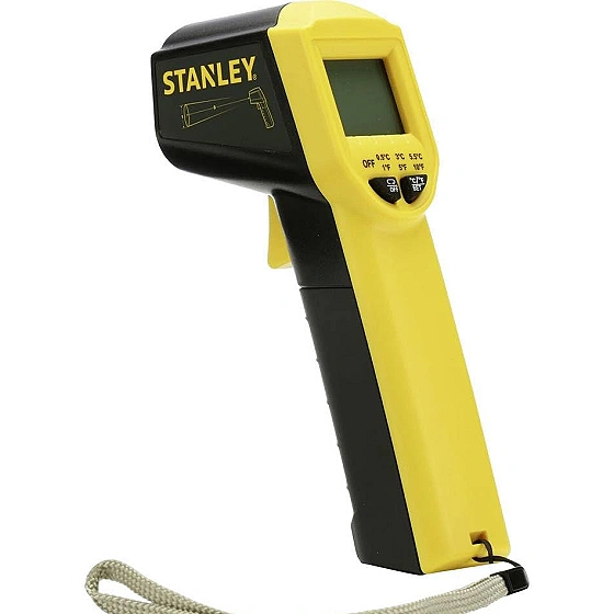 STANLEY STHT0-77365 High Accuracy Industrial Digital Infrared Thermometer With -38°C To 520°C Temperature Range & IP 20 For Dust Protection, 6 Months Warranty (Not for human body temperature)