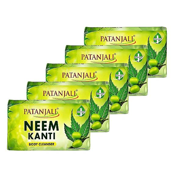Patanjali Neem Kanti soap (4+1)