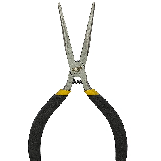 STANLEY 84-096-23 Needle Nose Miniature Plier-5'' (Yellow & Black)