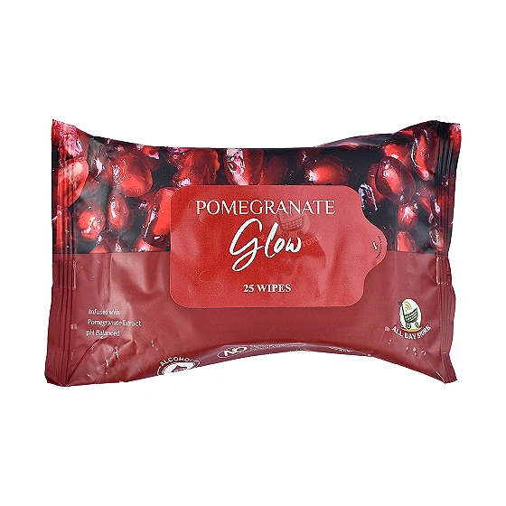 POMEGRANATE GLOW WET WIPES (25 Pulls)