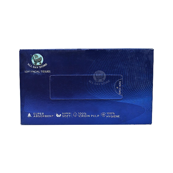 SOFT PAPER TISSUE (BLUE COLOUR BOX) (100 Pulls)