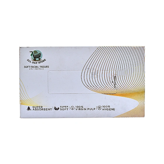 SOFT PAPER TISSUE (WHITE COLOUR BOX) (100 Pulls)