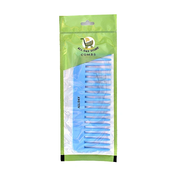 WIDE TOOTH COMB BLUE(1 Nos)