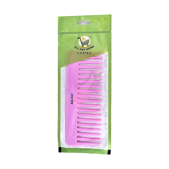 WIDE TOOTH COMB PINK(1 Nos)