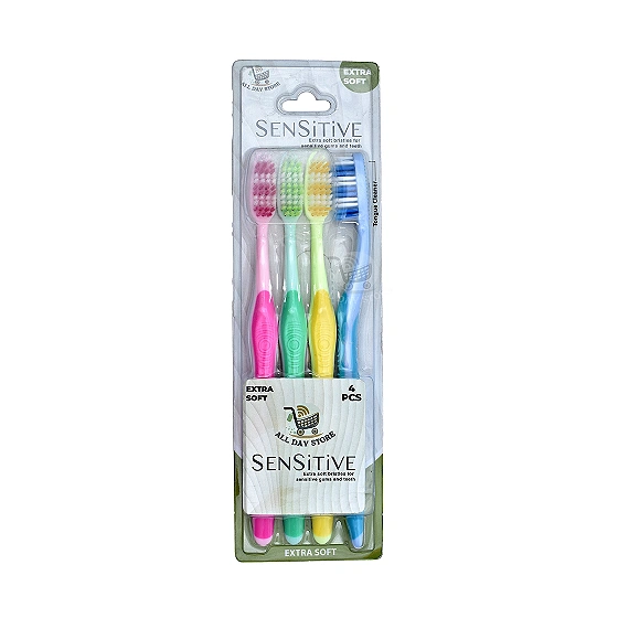 Toothbrush Sensitive Extra Soft - (4 Brush)