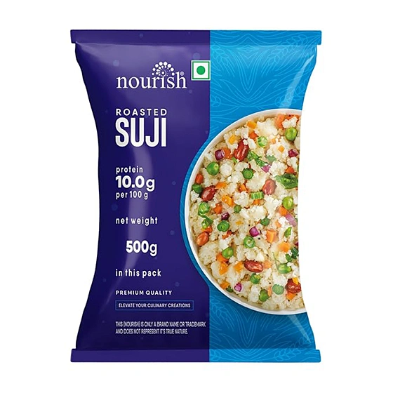 Nourish Roasted Sooji 500gm Pouch