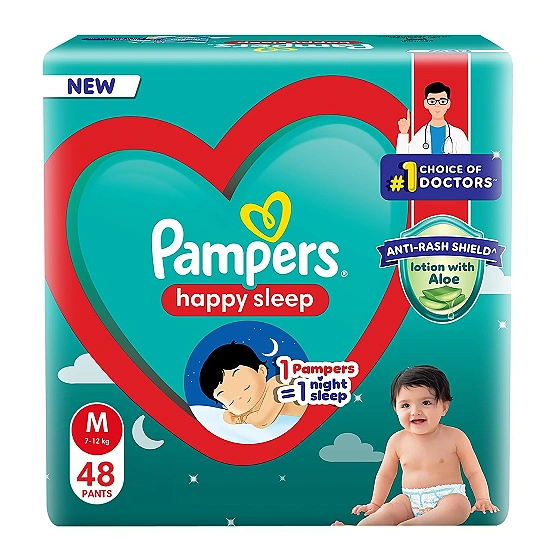 Pampers Baby Diaper Pants Medium Size (M) 48 Count