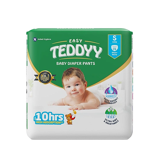 Teddyy Baby Diaper Pants Small Size (S) 78 Count