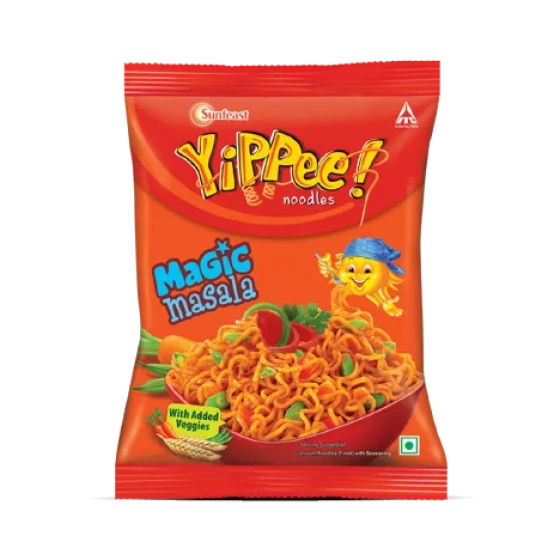 Sunfeast YiPPee! Magic Masala long, slurpy noodles | with real vegetables and nutrients