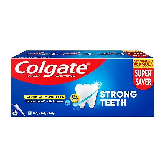 Colgate Strong Teeth Calcium Boost  (Pack Of 3 x 200 g)