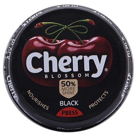 Cherry Blossom Black Shoe Polish 15 g