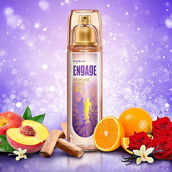Engage W2 Perfume Spray For Women, Floral and Fruity, Skin Friendly, 120ml