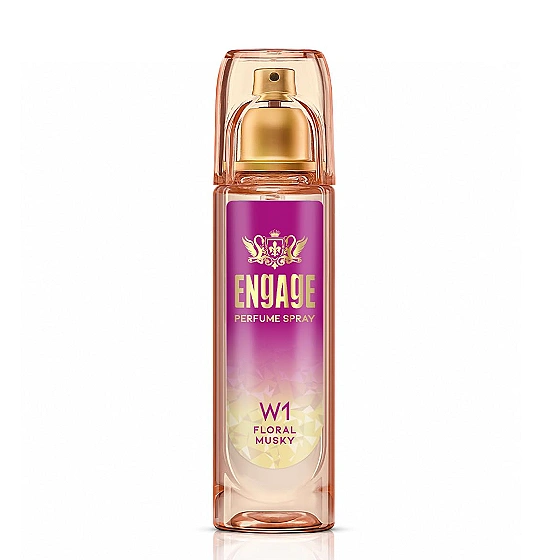 Engage W1 Perfume Spray for Women 120ml | Fruity & Floral | 24 hr Freshness | Long Lasting | No Parabens | No Silicones| Dermatologically Tested | Skin Friendly | Crafted for Everyday Luxury