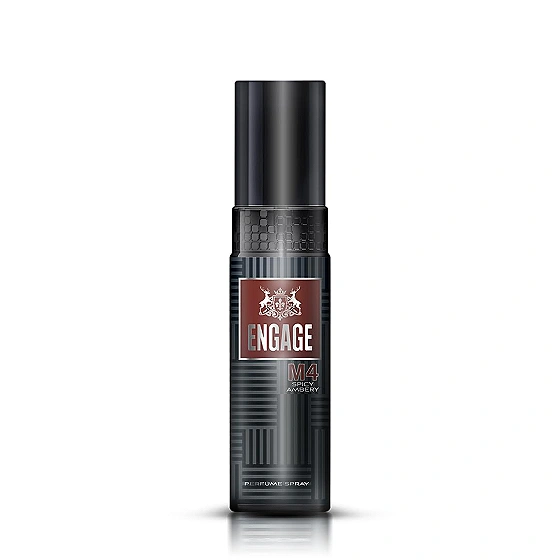 Engage M4 Perfume Spray for Men 120ml | Spicy & Woody | Long Lasting | No Parabens | No Silicones| Dermatologically Tested | Skin Friendly |