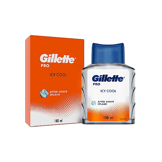 Gillette Men Pro Fresh After Shave Splash Icy Cool Liquid 100Ml