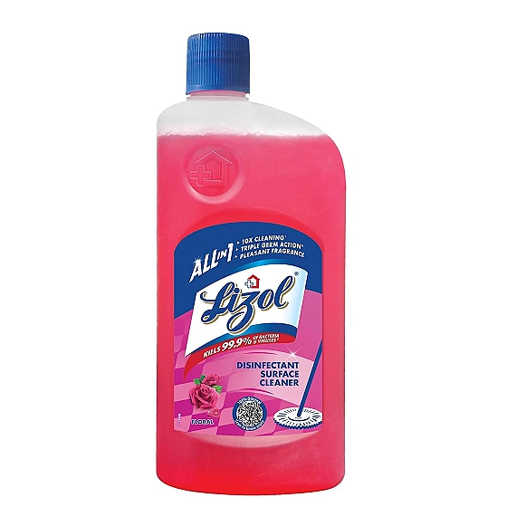 Lizol Disinfectant Surface & Floor Cleaner Liquid, Floral - 500 ml