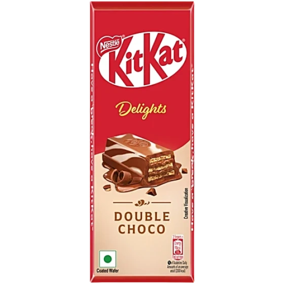 Nestle KitKat Delights Double Choco Coated Wafer,