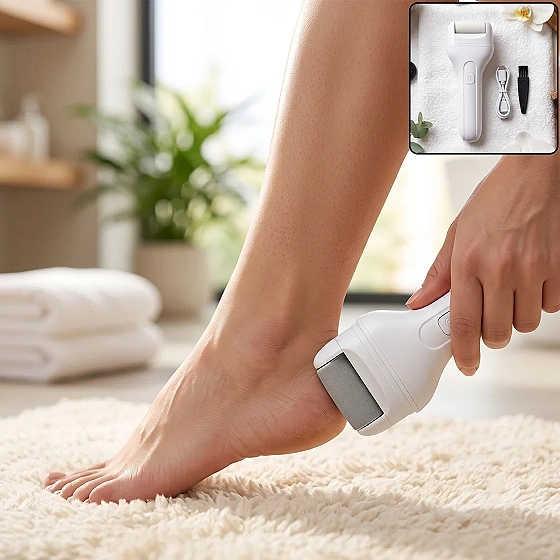 Rechargeable Electric Foot File – Callus & Dead Skin Remover