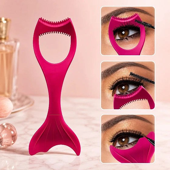 Curved Silicone Eyeliner Application Tool
