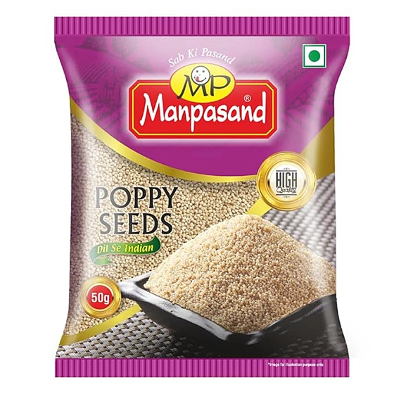 MANPASAND Poppy Seeds,50gm (Pack of 1) | Posta | Khus Khus | Indian Posto Dana | Khas Khas