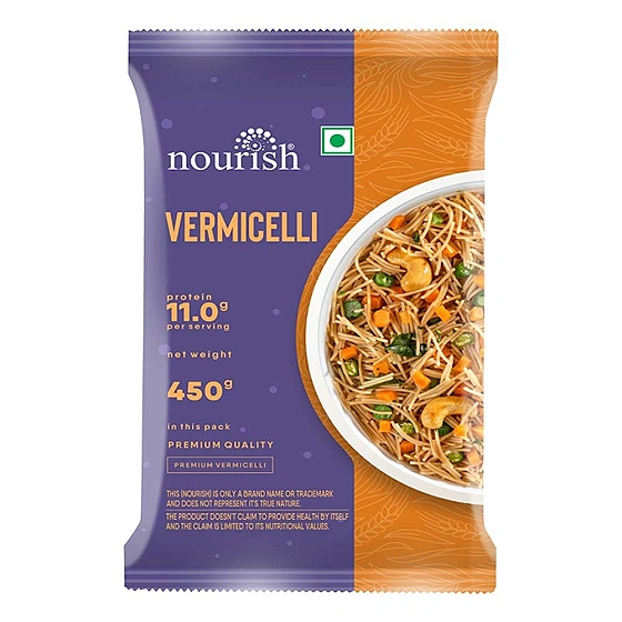 Nourish Vermicelli 400g Pouch  Seviyan/Semiya  Sevai  Pack Of 1